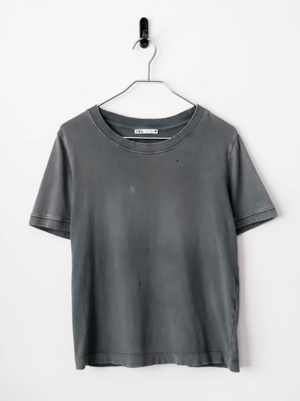Awesome Zara Classic Vintage Washed Sun Faded Distressed T-Shirt